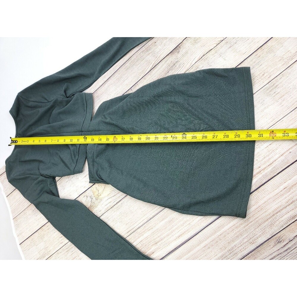 Favlux Fashion Women's Green Sparkle Mid Cutout Size Small Back Zip - Picture 4 of 6